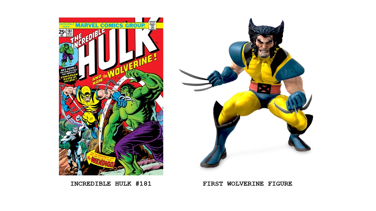 The first Wolverine digital collectible and the Incredible Hulk #181 digital comic