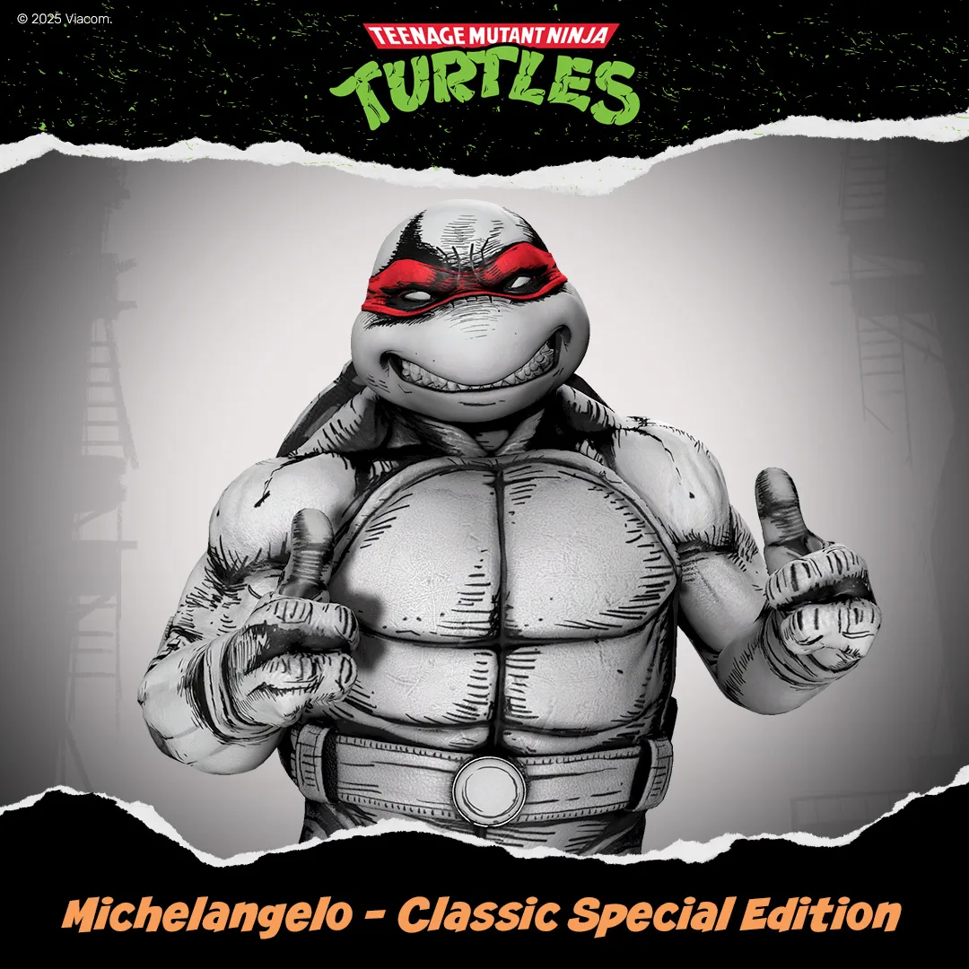 First Michelangelo NFT and digital collectible, Teenage Mutant Ninja Turtles